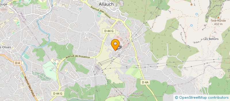 localisation de l'entreprise MONSIEUR JEAN DELESTRADE  ALLAUCH