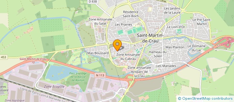 localisation de l'entreprise MONSIEUR JEAN DELEUZE à SAINT MARTIN DE CRAU