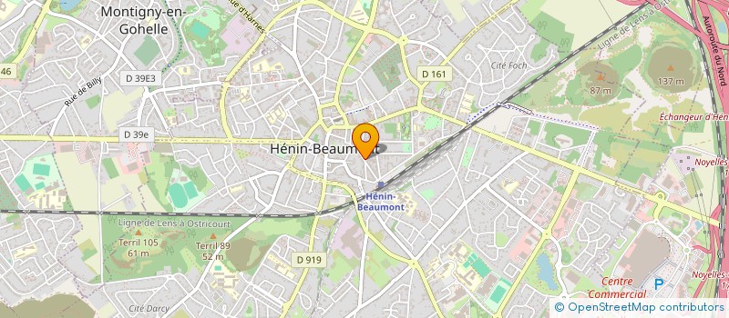 localisation de l'entreprise MONSIEUR JEAN DELEZENNE à HENIN BEAUMONT