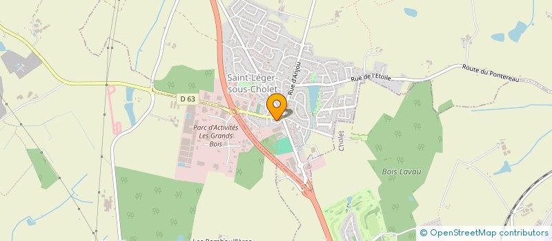 localisation de l'entreprise MONSIEUR JEAN DELGRANGE  SAINT-CHRISTOPHE-DU-BOIS