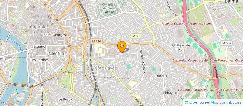 localisation de l'entreprise MONSIEUR JEAN DELHON-BUGARD à TOULOUSE