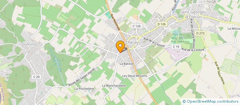 localisation de l'entreprise MONSIEUR JEAN DELHUMEAU à SAINT-GEORGES-D'OLERON