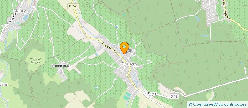 localisation de l'entreprise MONSIEUR JEAN DELIEGE  GRAUVES