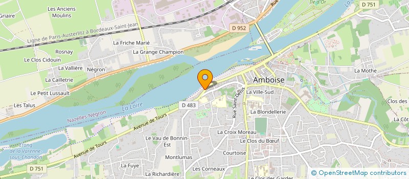 localisation de l'entreprise MONSIEUR JEAN DELIMAL  AMBOISE