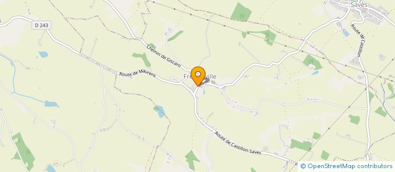 localisation de l'entreprise MONSIEUR JEAN DELIX  MONFERRAN-SAVES