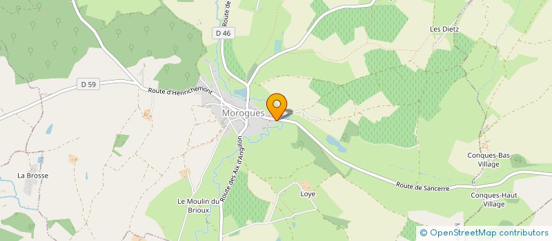 localisation de l'entreprise MONSIEUR JEAN DELL'OLIO  MOROGUES