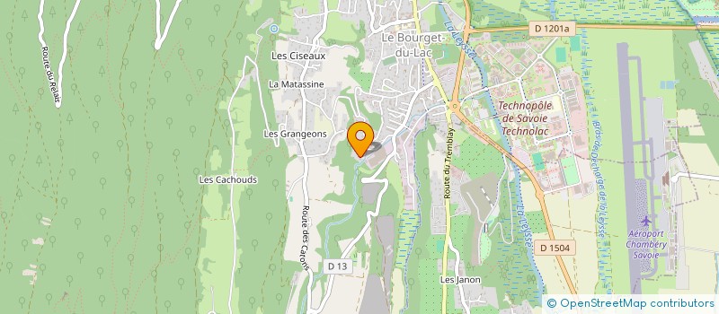 localisation de l'entreprise MONSIEUR JEAN DELLA VEDOVA  LE BOURGET-DU-LAC