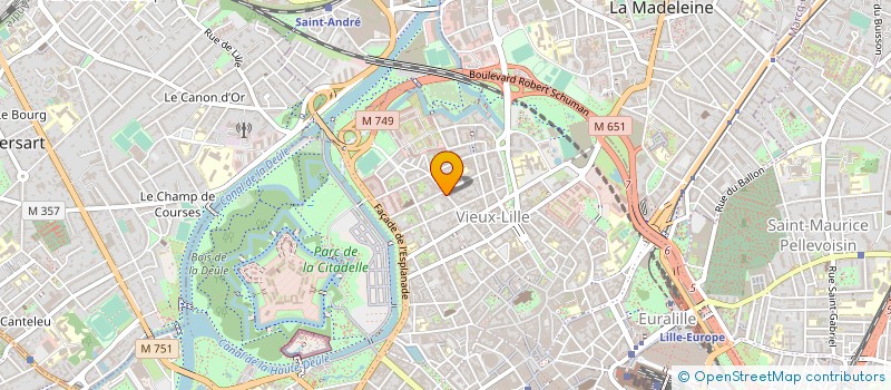 localisation de l'entreprise MONSIEUR JEAN DELOBAUX à LILLE