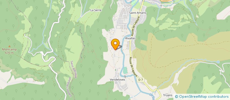 localisation de l'entreprise MONSIEUR JEAN DELON  SAINT-AFFRIQUE