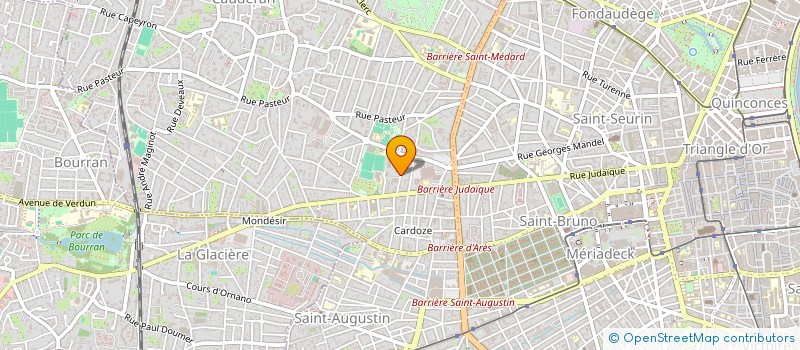 localisation de l'entreprise MONSIEUR JEAN DELON à BORDEAUX