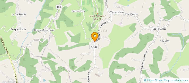 localisation de l'entreprise MONSIEUR JEAN DELORD  LOUIGNAC