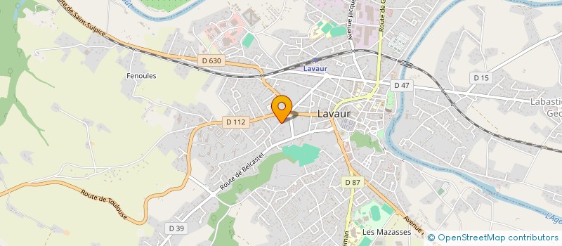 localisation de l'entreprise MONSIEUR JEAN DELORIERE à LAVAUR
