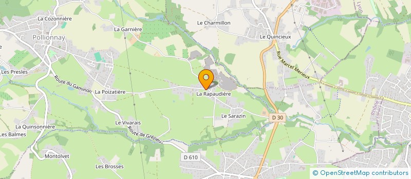 localisation de l'entreprise MONSIEUR JEAN DELORME à POLLIONNAY