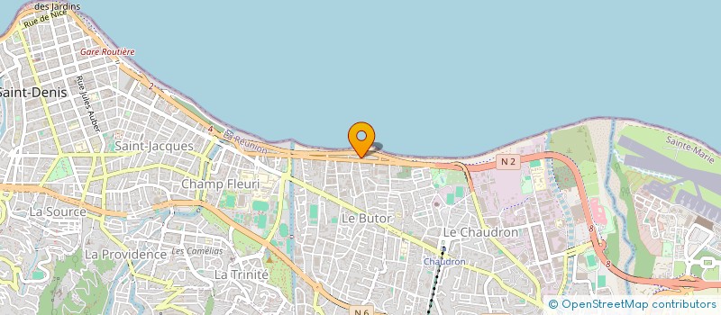 localisation de l'entreprise MONSIEUR JEAN DELORMEAU  SAINT-DENIS