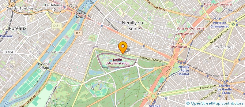 localisation de l'entreprise MONSIEUR JEAN DELOUPY à NEUILLY-SUR-SEINE