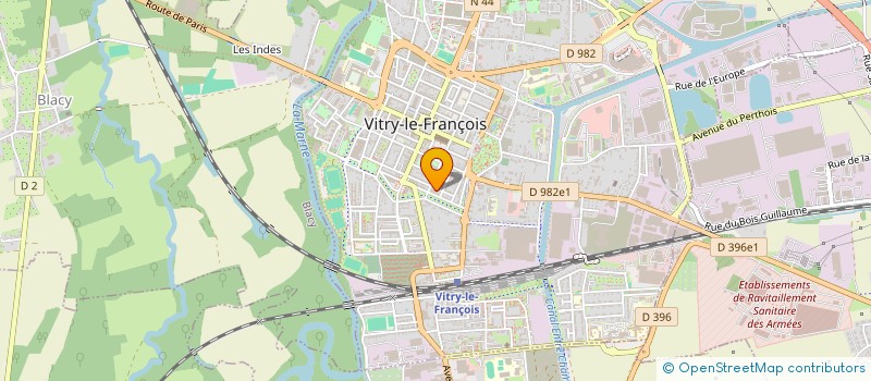 localisation de l'entreprise MONSIEUR JEAN DELPRAT  VITRY-LE-FRANCOIS