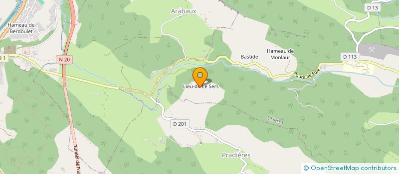 localisation de l'entreprise MONSIEUR JEAN DELRIEU à L'HERM