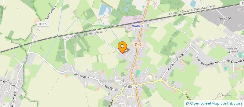 localisation de l'entreprise MONSIEUR JEAN DELSAUT à WALLERS