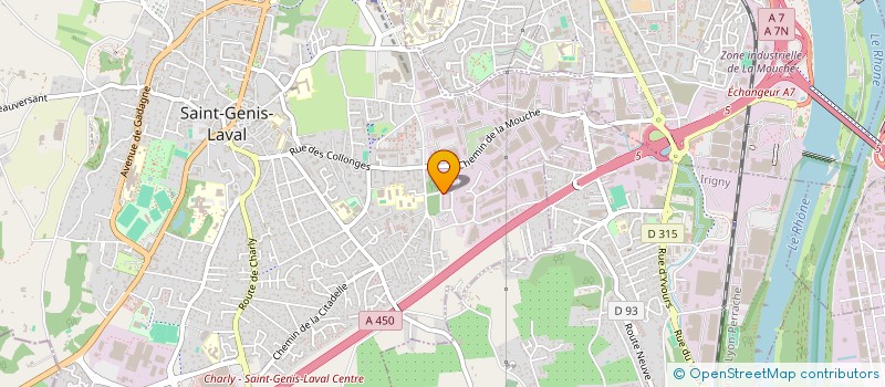 localisation de l'entreprise MONSIEUR JEAN DELTINGER  CORBAS