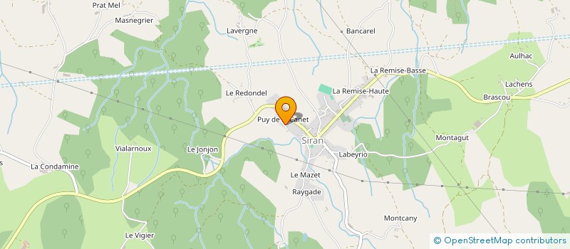 localisation de l'entreprise MONSIEUR JEAN DELTORCHIO à SIRAN