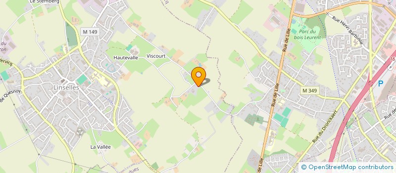 localisation de l'entreprise MONSIEUR JEAN DELVA  LINSELLES