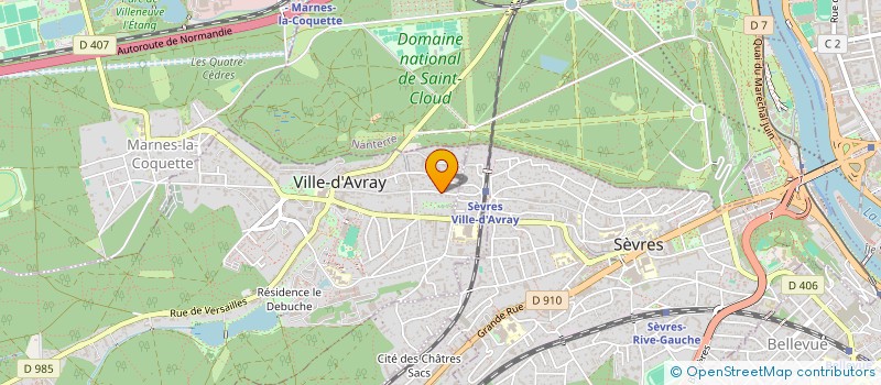 localisation de l'entreprise MONSIEUR JEAN DELVALLE à VILLE-D'AVRAY