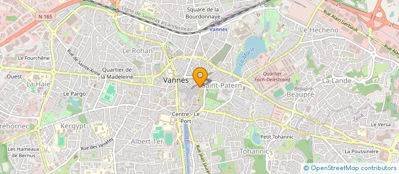 localisation de l'entreprise MONSIEUR JEAN DELVILLE  VANNES