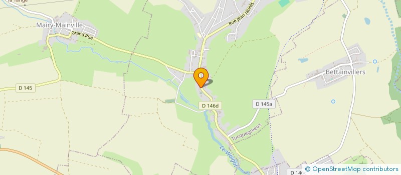 localisation de l'entreprise MONSIEUR JEAN DEMANGE  TUCQUEGNIEUX