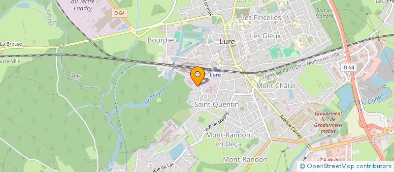 localisation de l'entreprise MONSIEUR JEAN DEMARCHE  VOUHENANS