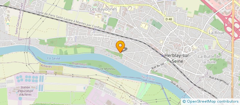 localisation de l'entreprise MONSIEUR JEAN DEMARTHE  HERBLAY-SUR-SEINE