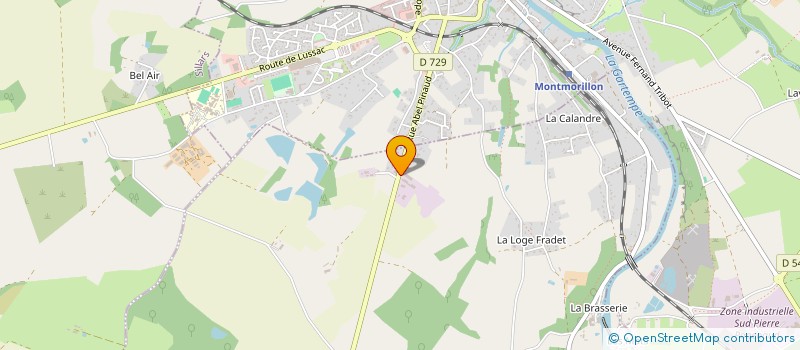 localisation de l'entreprise MONSIEUR JEAN DEMAZEAU  SAULGE