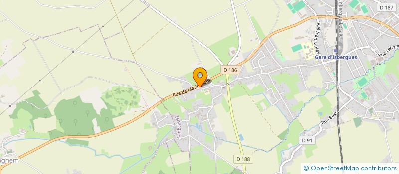 localisation de l'entreprise MONSIEUR JEAN DEMEYER  ISBERGUES