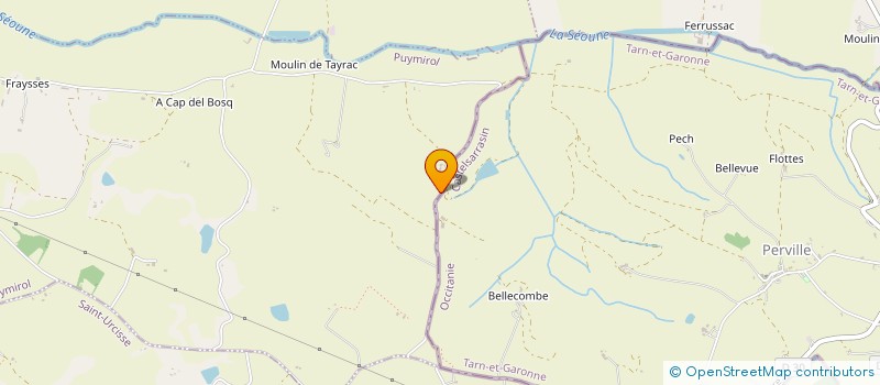 localisation de l'entreprise MONSIEUR JEAN DENAYROUZE  PUYMIROL