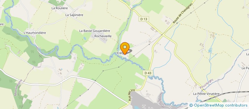 localisation de l'entreprise MONSIEUR JEAN DENEPOUX  POUZAUGES