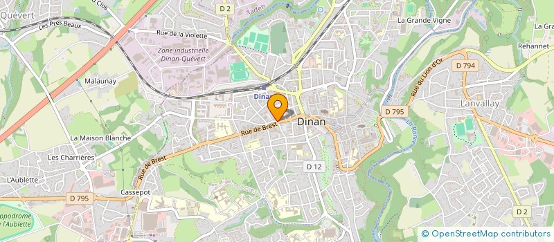 localisation de l'entreprise MONSIEUR JEAN DENIAU à DINAN