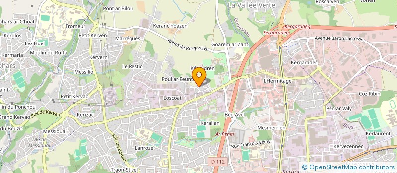 localisation de l'entreprise MONSIEUR JEAN DENIEL à BREST