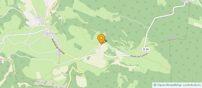 localisation de l'entreprise MONSIEUR JEAN DENIMAL-CLIN  COUZOU