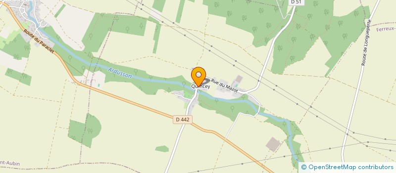 localisation de l'entreprise MONSIEUR JEAN DENIS  FERREUX-QUINCEY