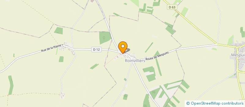 localisation de l'entreprise MONSIEUR JEAN DENIS  ROINVILLIERS