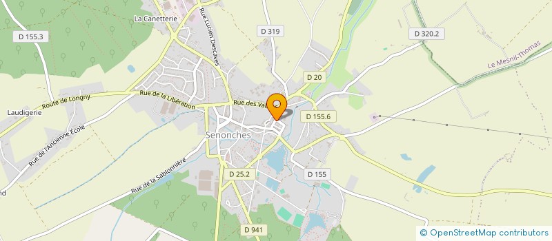 localisation de l'entreprise MONSIEUR JEAN DENIS à SENONCHES