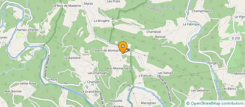 localisation de l'entreprise MONSIEUR JEAN DENIS  LES SALELLES