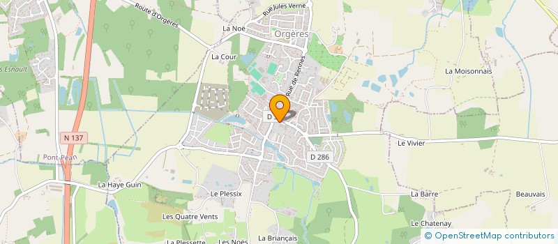 localisation de l'entreprise MONSIEUR JEAN DENIS à ORGERES