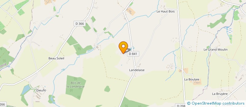 localisation de l'entreprise MONSIEUR JEAN DENIS à BELLOU-EN-HOULME