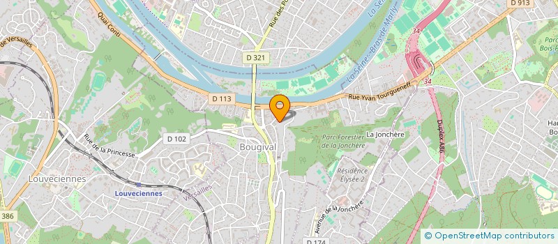 localisation de l'entreprise MONSIEUR JEAN DENIS  BOUGIVAL