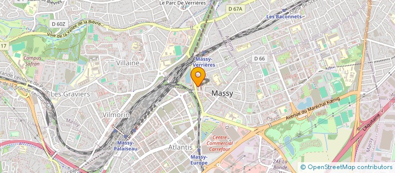localisation de l'entreprise MONSIEUR JEAN DENIS à MASSY