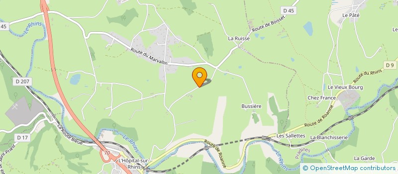 localisation de l'entreprise MONSIEUR JEAN DENIS à NOTRE-DAME-DE-BOISSET