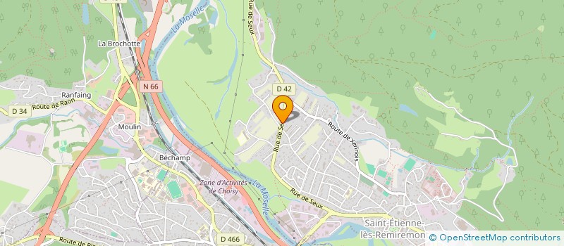 localisation de l'entreprise MONSIEUR JEAN-DENIS BATLOGG  SAINT-ETIENNE-LES-REMIREMONT