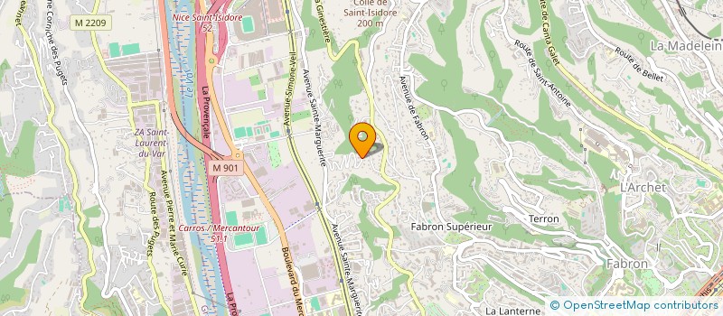 localisation de l'entreprise MONSIEUR JEAN-DENIS CATANEI  SAINT-ETIENNE-DE-TINEE