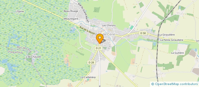 localisation de l'entreprise MONSIEUR JEAN-DENIS CHARRIER à BOIS-DE-CENE