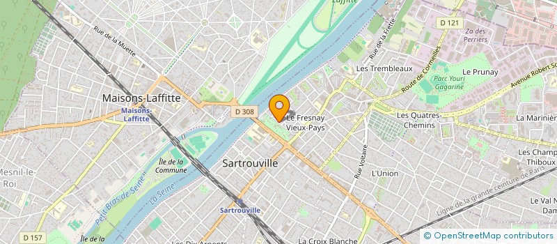 localisation de l'entreprise MONSIEUR JEAN-DENIS COINDRE  SARTROUVILLE